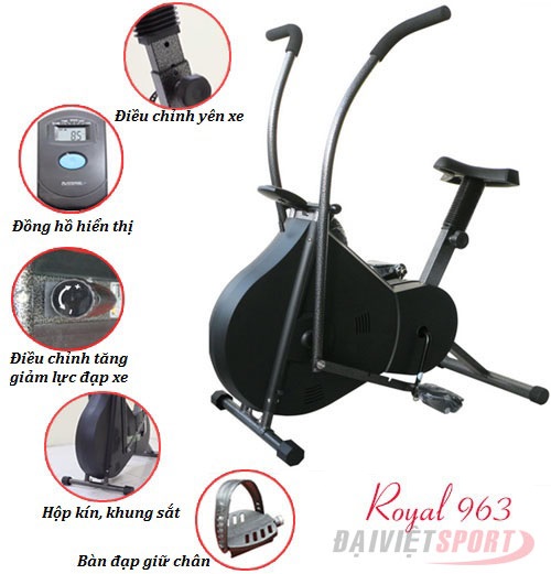 Xe đạp tập thể dục royal 963